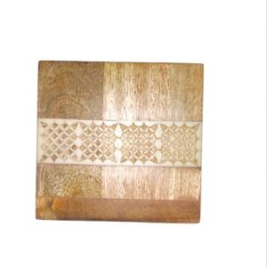 Pier 1 Wooden Candle Holder